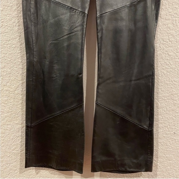 Vintage Wilson Leather Pelle Studio Flare Leg Pants Size 6 - Picture 4 of 9